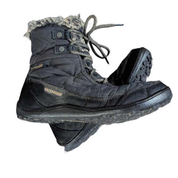 Columbia Women's Insulated Waterproof Lace up Winter Snow boots - Size 9 - Picture 3 of 12